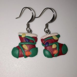 Stocking Earrings 🟢